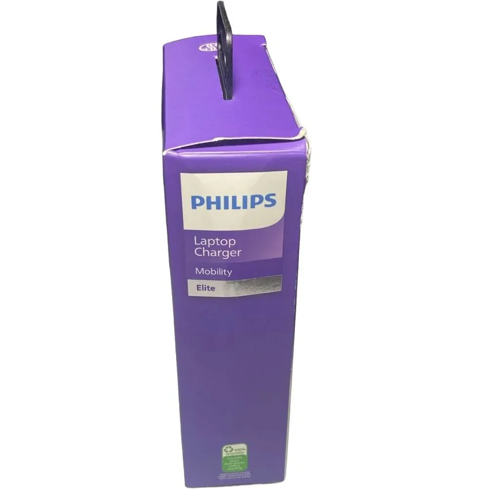 Philips 67.5W GaN USB-C PD Wall Charger + 6ft Cable, Dual Port, BOX WEAR See Pic